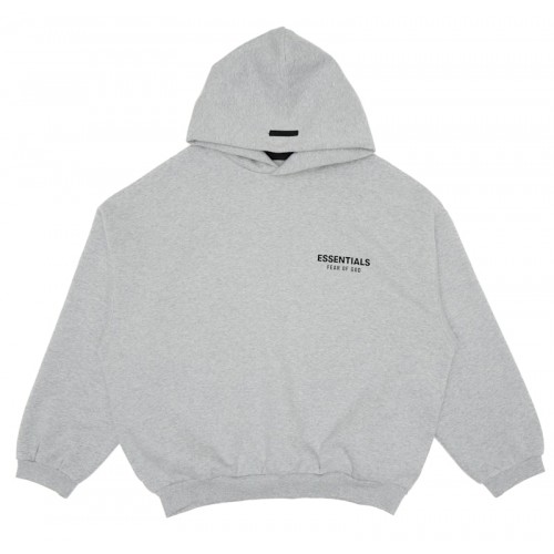 Fear of God Essentials Fleece Hoodie Light Heather Gray