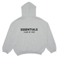 Fear of God Essentials Fleece Hoodie Light Heather Gray