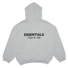 Fear of God Essentials Fleece Hoodie Light Heather Gray