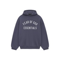 Fear of God Essentials Fleece Hoodie Marine