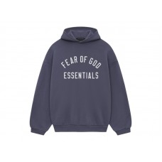 Fear of God Essentials Fleece Hoodie Marine