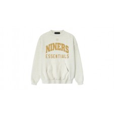 Fear of God Essentials Forty Niners Sport Crewneck Oatmeal Heather