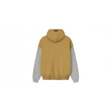Fear of God Essentials Forty Niners Sport Hoodie Prairie Sand/Concrete Heather