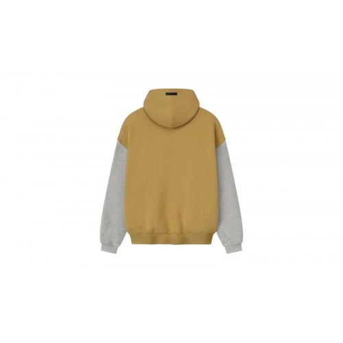 Fear of God Essentials Forty Niners Sport Hoodie Prairie Sand/Concrete Heather