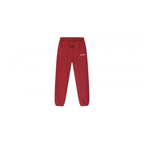 Fear of God Essentials Heavy Fleece Classic Sweatpant Crimson Fear of God Essentials Heavy Fleece Classic Sweatpant Crimson
