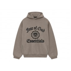Fear of God Essentials Heavy Fleece Vintage Shrunken Hoodie Heather Gray