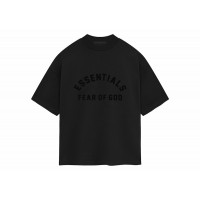 Fear of God Essentials Heavy Jersey Crewneck Tee Jet Black