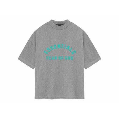 Оригинальный шмот Fear of God Essentials Heavy Jersey S/S Tee Dark Heather Oatmeal