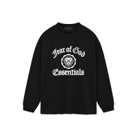 Fear of God Essentials Heavy Longsleeve Tee (FW24) Black