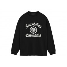 Fear of God Essentials Heavy Longsleeve Tee (FW24) Black