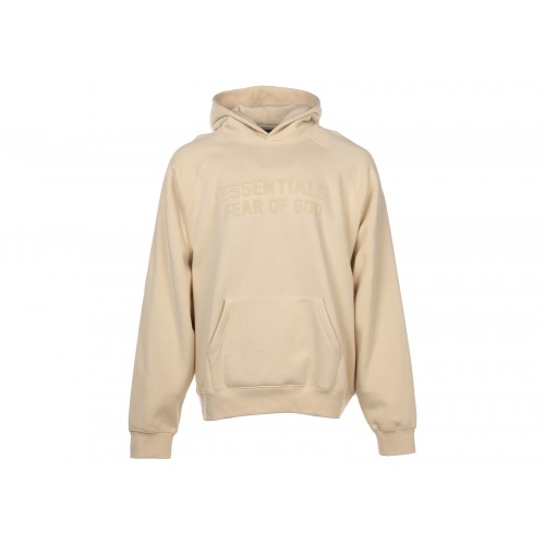 Оригинальный шмот Fear of God Essentials Hoodie Egg Shell