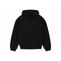 Fear of God Essentials Hoodie Jet Black
