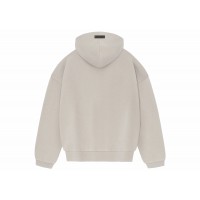 Fear of God Essentials Hoodie Silver Cloud