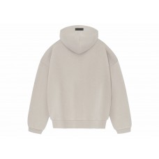 Fear of God Essentials Hoodie Silver Cloud