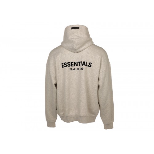 Оригинальный шмот Fear of God Essentials Hoodie (SS22) Light Oatmeal