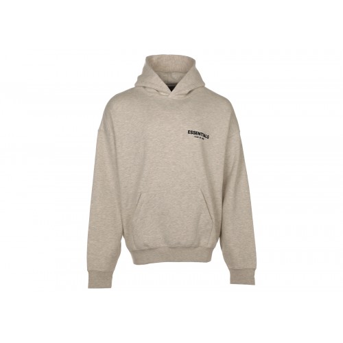 Оригинальный шмот Fear of God Essentials Hoodie (SS22) Light Oatmeal