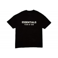 Fear of God Essentials Jersey Crewneck T-Shirt Black