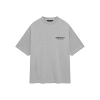 Fear of God Essentials Jersey Crewneck T-Shirt Light Heather Gray