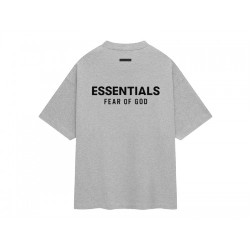 Fear of God Essentials Jersey Crewneck T-Shirt Light Heather Gray