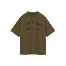 Fear of God Essentials Jersey Crewneck Tee Olive