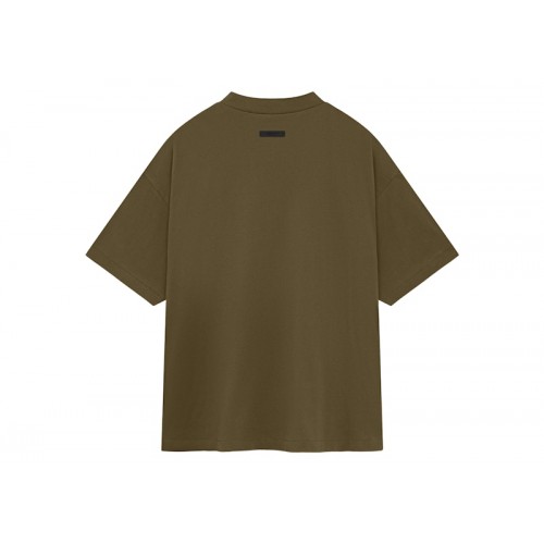Fear of God Essentials Jersey Crewneck Tee Olive