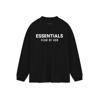 Fear of God Essentials Jersey Long Sleeve T-Shirt Black
