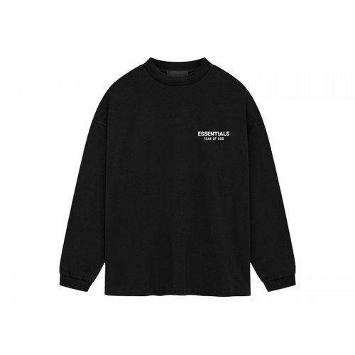 Fear of God Essentials Jersey Long Sleeve T-Shirt Black