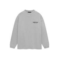 Fear of God Essentials Jersey Long Sleeve T-Shirt Light Heather Gray