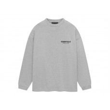 Fear of God Essentials Jersey Long Sleeve T-Shirt Light Heather Gray