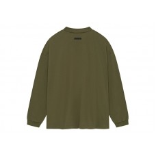 Fear of God Essentials Jersey Long Sleeve Tee Military