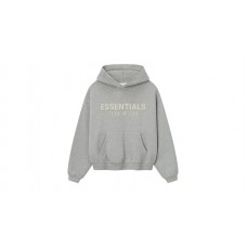 Fear of God Essentials Kids Fleece Hoodie Concrete Heather