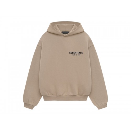 Fear of God Essentials Kids Fleece Hoodie Desert Sand