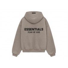 Fear of God Essentials Kids Fleece Hoodie Heather Gray
