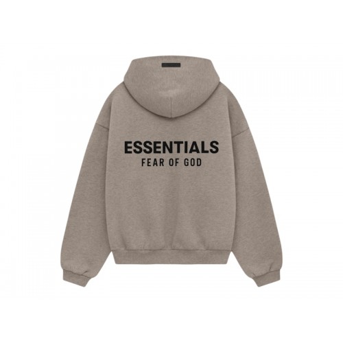 Fear of God Essentials Kids Fleece Hoodie Heather Gray