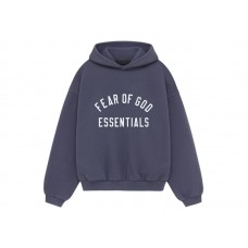 Fear of God Essentials Kids Fleece Hoodie Marine