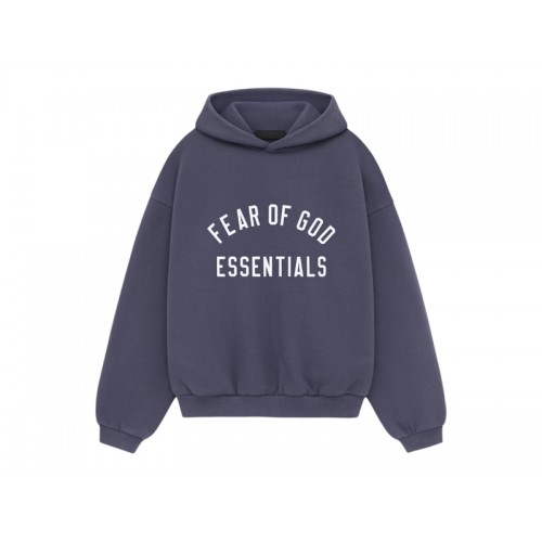 Fear of God Essentials Kids Fleece Hoodie Marine