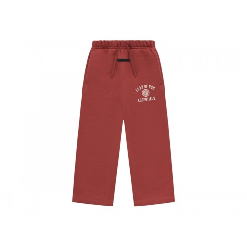 Fear of God Essentials Kids Fleece Relaxed Sweatpant Crimson