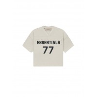 Fear of God Essentials Kids Football T-shirt Wheat