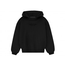 Fear of God Essentials Kids Hoodie (FW23) Jet Black