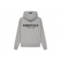 Fear of God Essentials Kids Hoodie (SS22) Dark Oatmeal