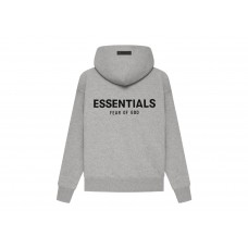 Fear of God Essentials Kids Hoodie (SS22) Dark Oatmeal