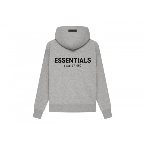 Оригинальный шмот Fear of God Essentials Kids Hoodie (SS22) Dark Oatmeal