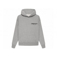 Fear of God Essentials Kids Hoodie (SS22) Dark Oatmeal