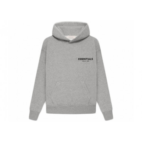 Оригинальный шмот Fear of God Essentials Kids Hoodie (SS22) Dark Oatmeal