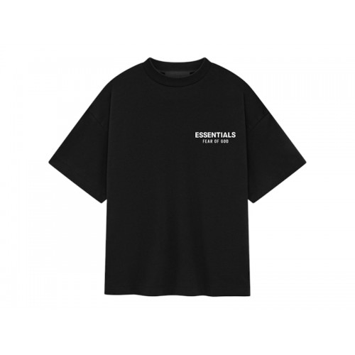 Fear of God Essentials Kids Jersey Crewneck Tee (FW24) Black
