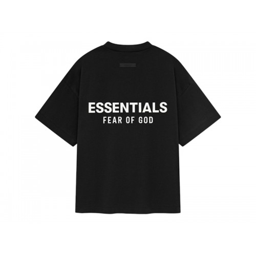 Fear of God Essentials Kids Jersey Crewneck Tee (FW24) Black