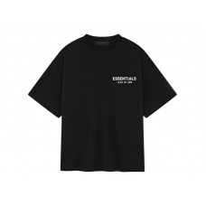 Fear of God Essentials Kids Jersey Crewneck Tee (FW24) Black