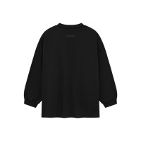 Fear of God Essentials Kids Jersey Long Sleeve II Tee (FW24) Black