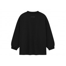 Fear of God Essentials Kids Jersey Long Sleeve II Tee (FW24) Black