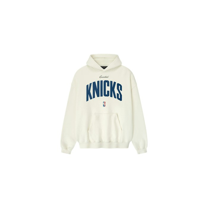 Худи Fear of God Essentials Knicks 90's Hoodie Cream White Худи Fear of God Essentials Knicks 90's Hoodie Cream White